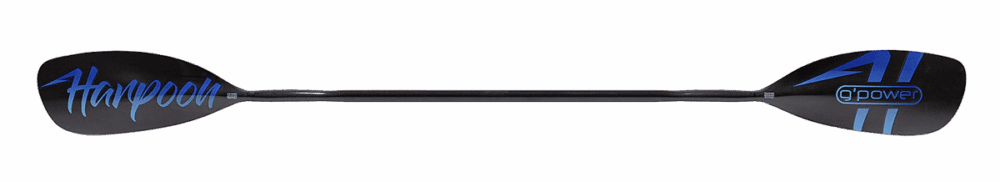 Whitewater-pagaj i kulfiber - Harpoon BLUE