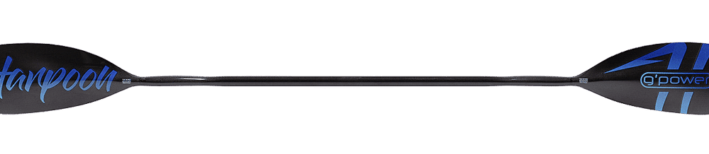 Whitewater carbon paddle - Harpoon BLUE